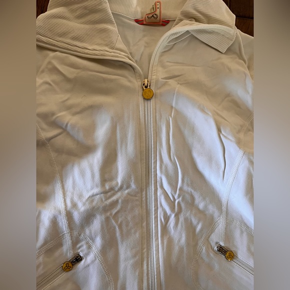 TNA white full zip sweater - Picture 3 of 8